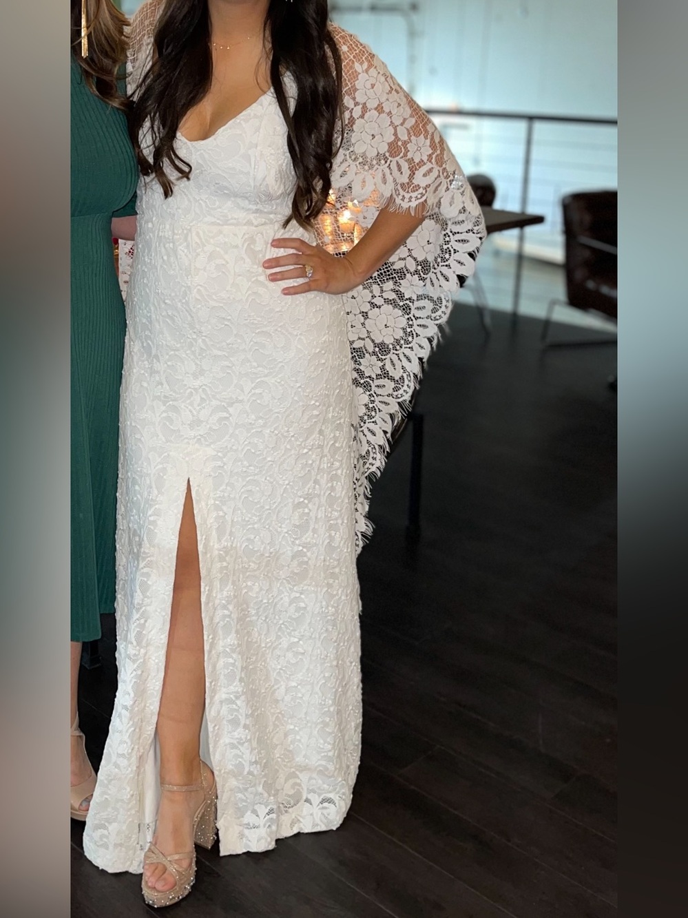 Grace Loves Lace Verdelle 2.0 Wedding Dress Gown XL unaltered